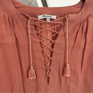 Madewell Lace Front Shirt